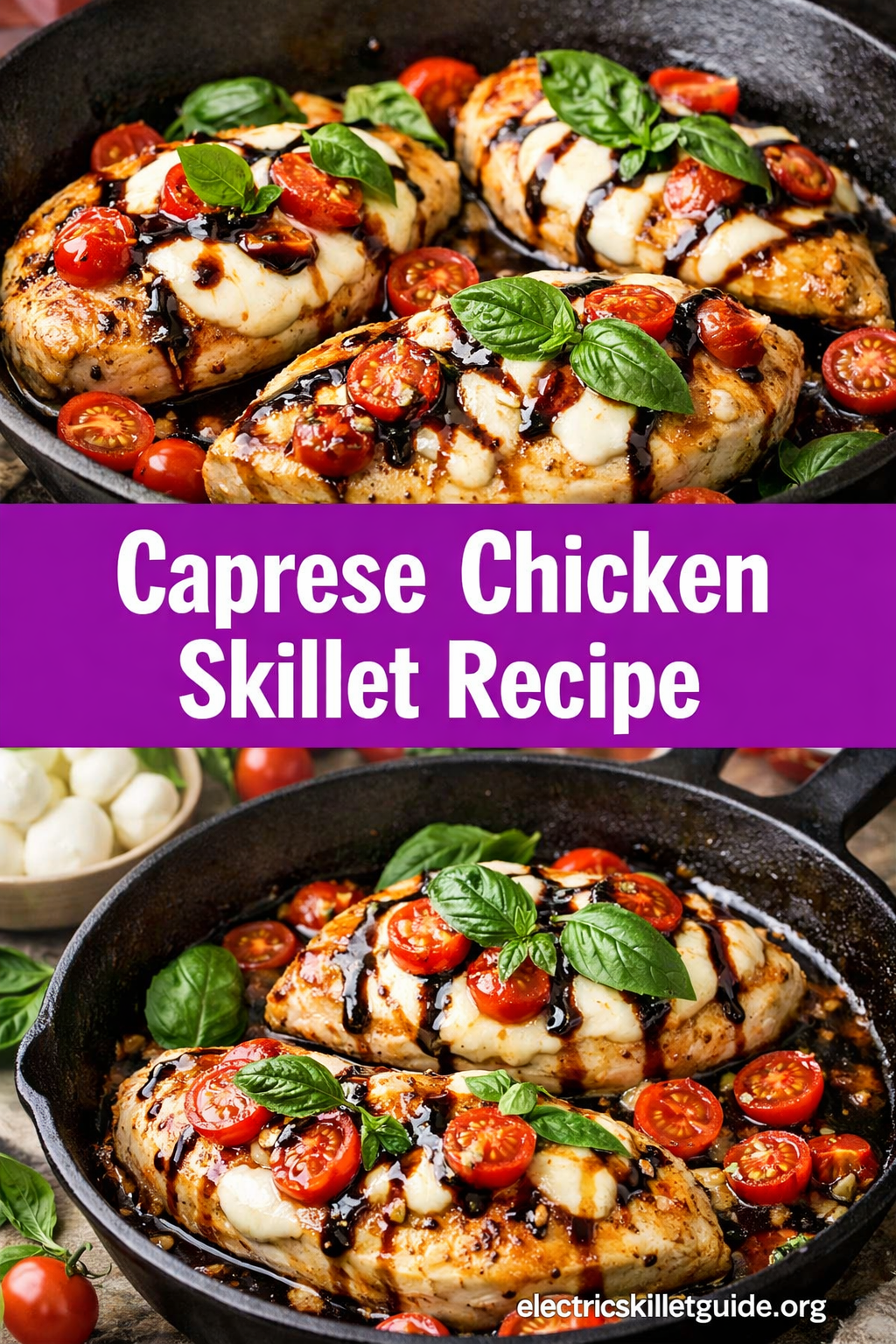 Caprese chicken Skillet