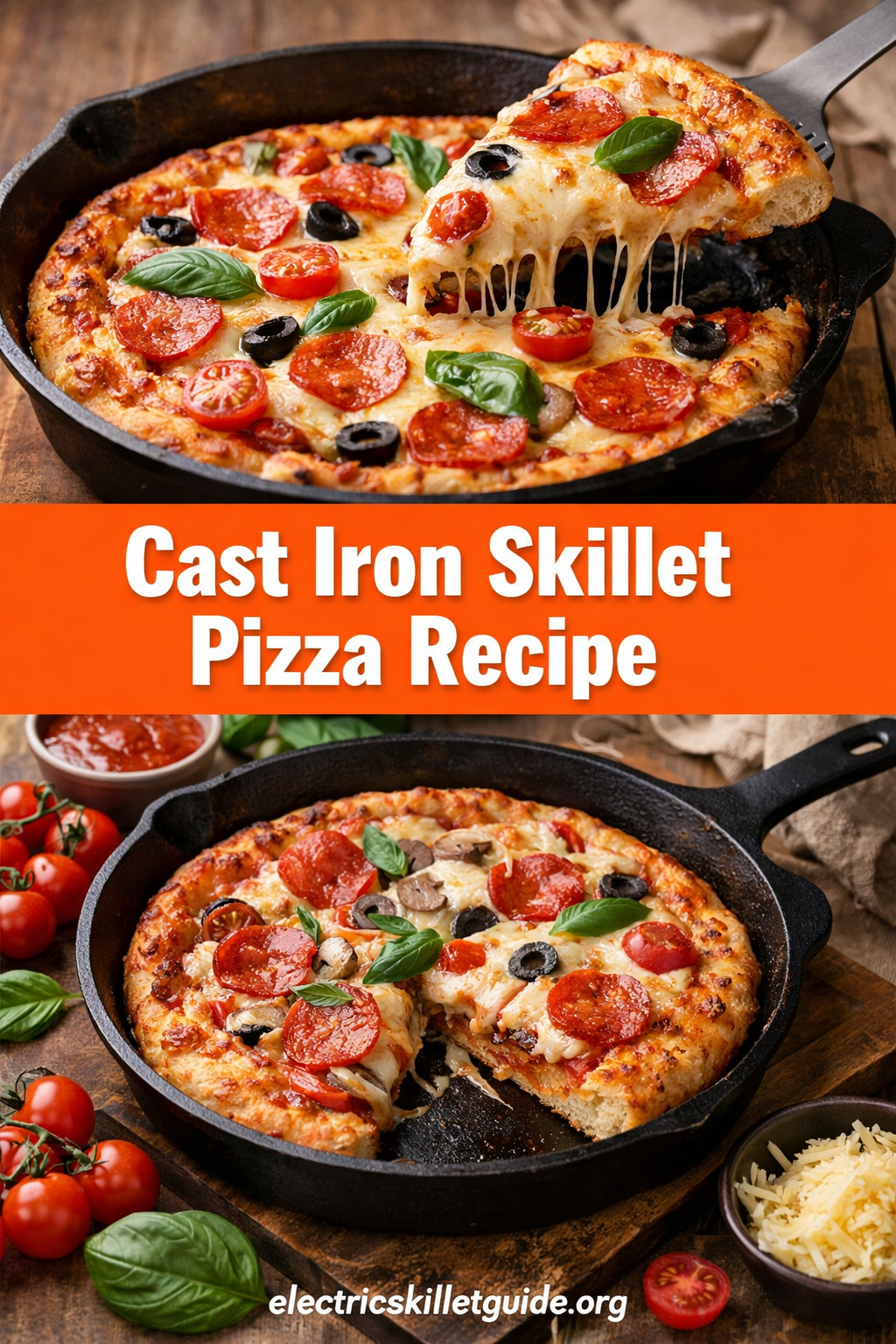 Cast iron Skillet Pizza