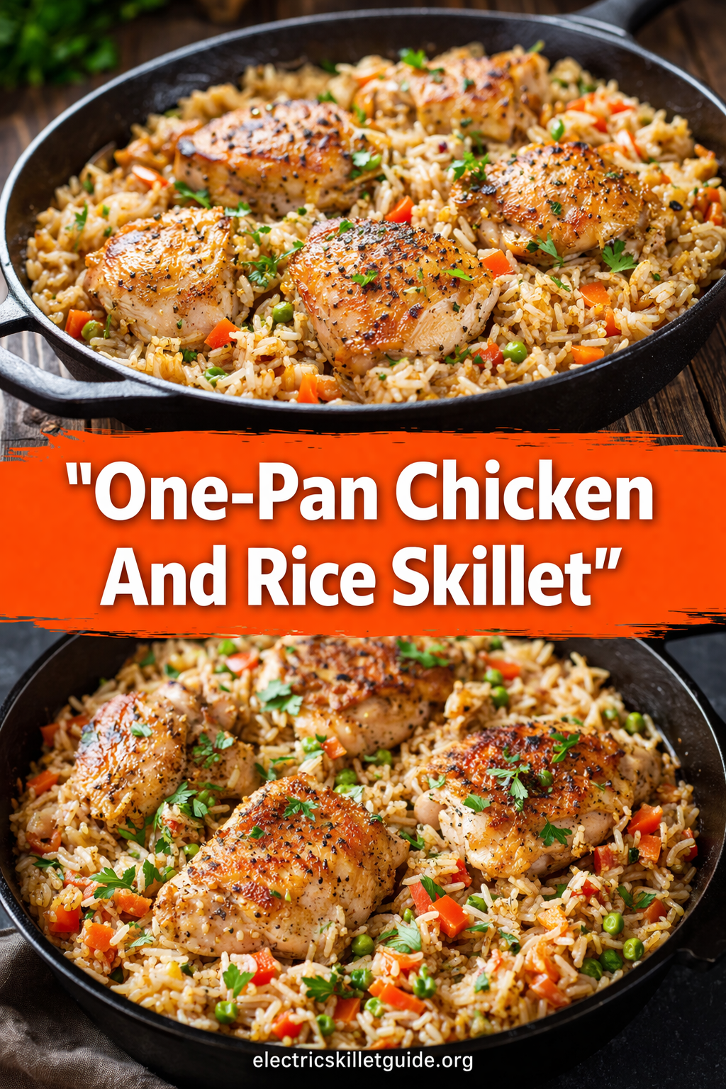 one-pan chicken and rice skillet recipe