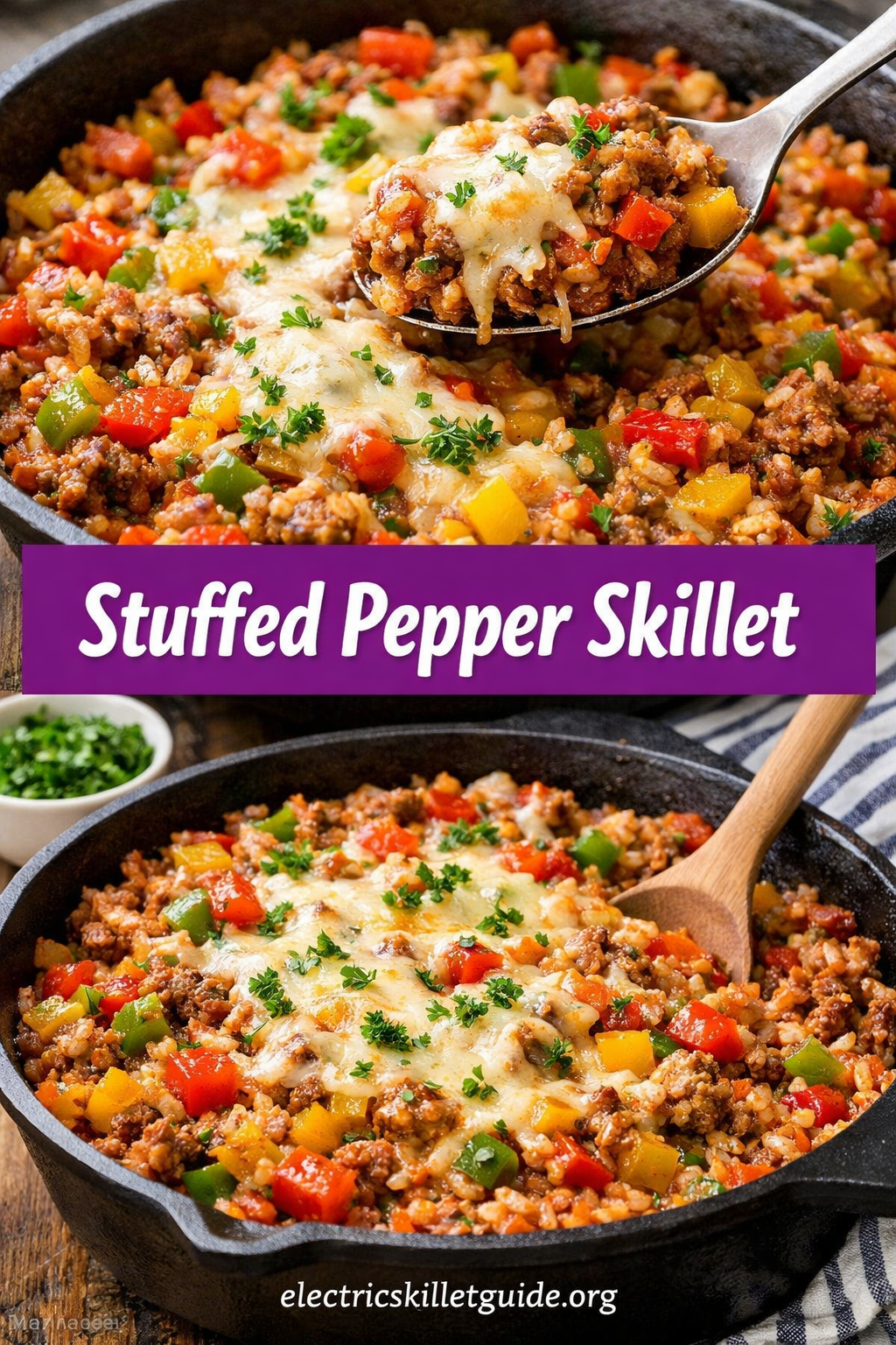 stuffed pepper skillet recipe