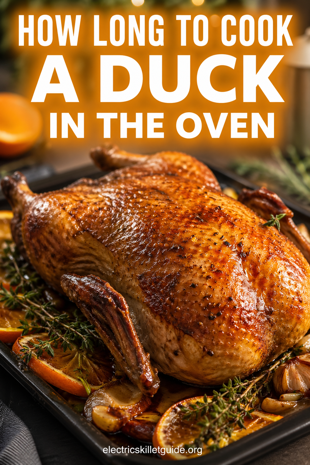 how long to cook a duck in the oven
