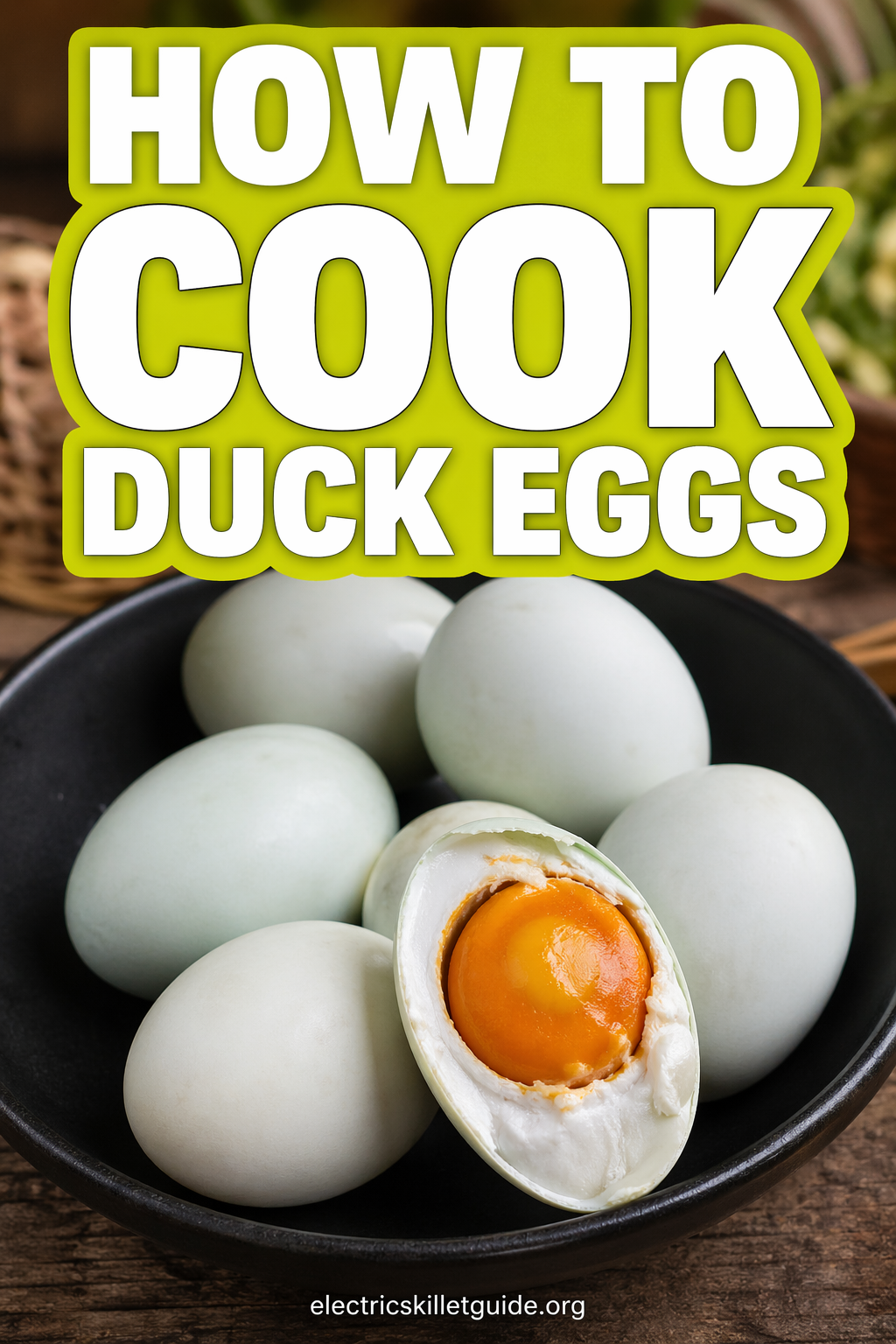 how to cook duck eggs