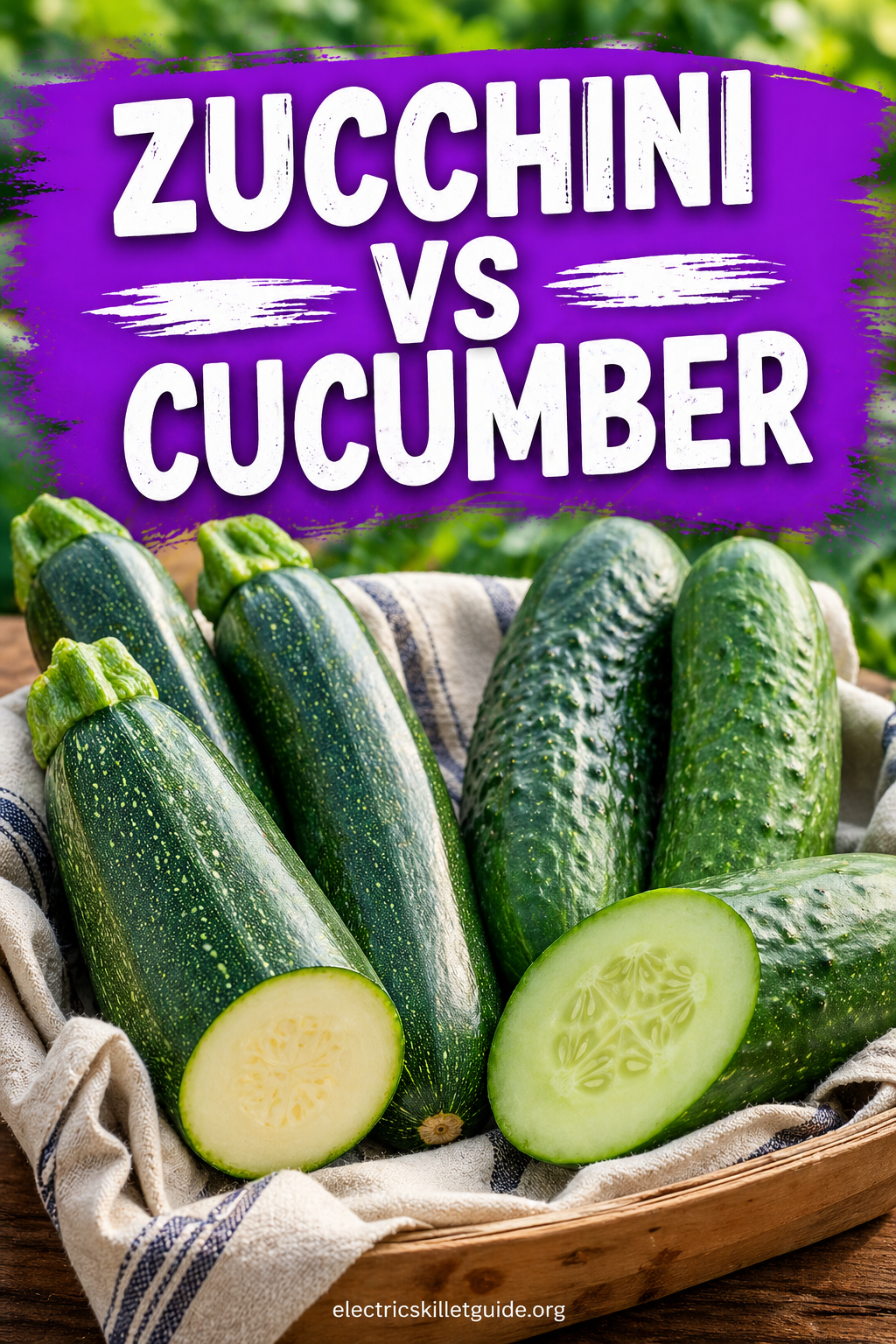 zucchin ivs cucumber