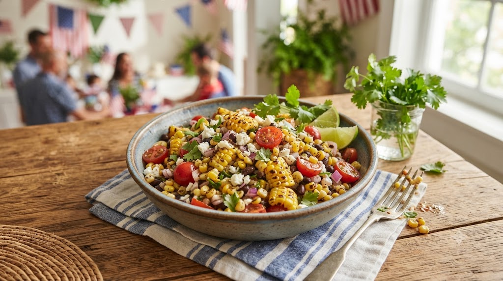Fresh Grilled Corn Salad