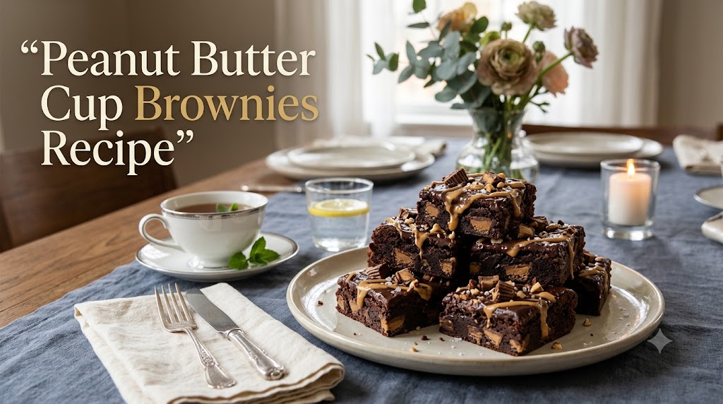 Peanut Butter Cup Brownies Recipe