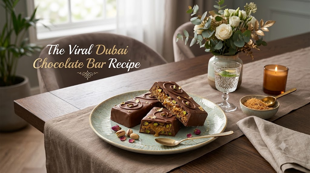 The Viral Dubai Chocolate Bar Recipe