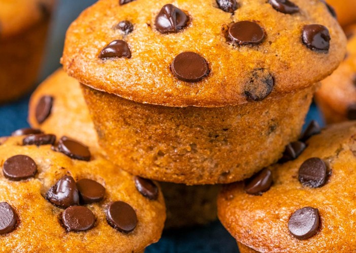 Chocolate Chip Banana Muffins