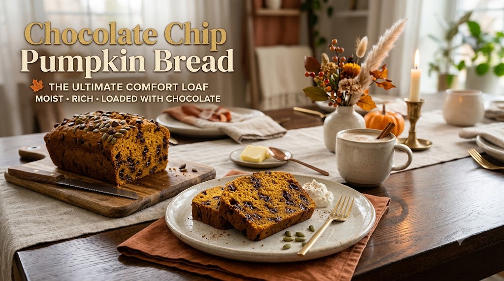 chocolate chip pumpkin bread