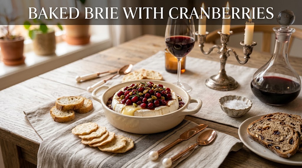 baked brie with cranberries