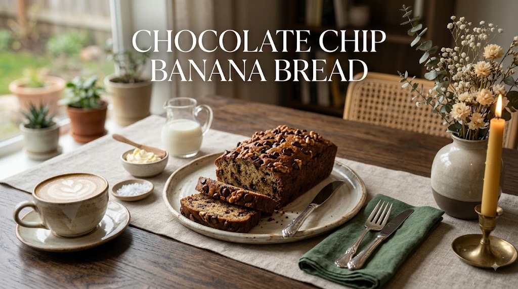 chocolate chip banana bread recipe
