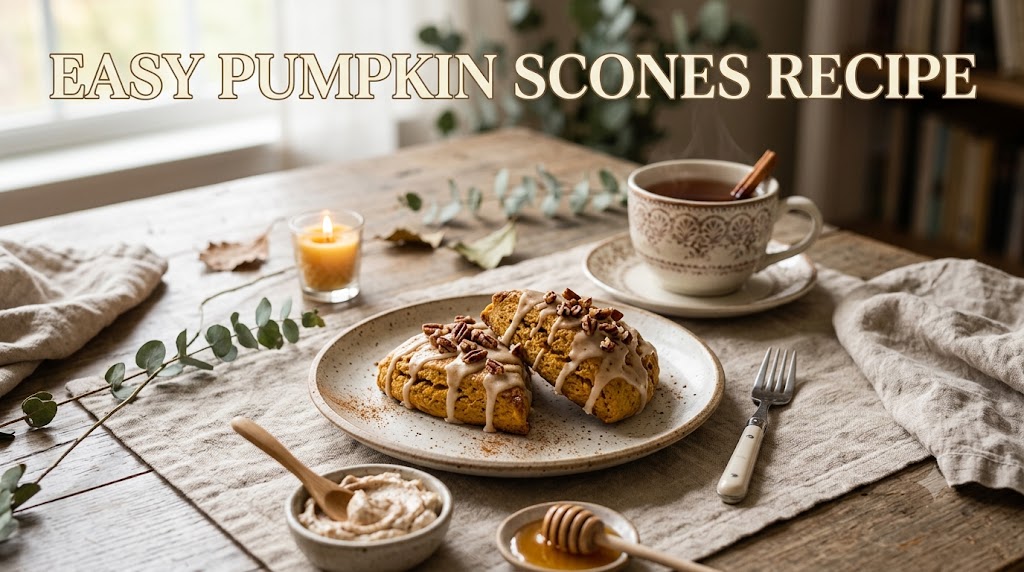 easy pumpkin scones recipe