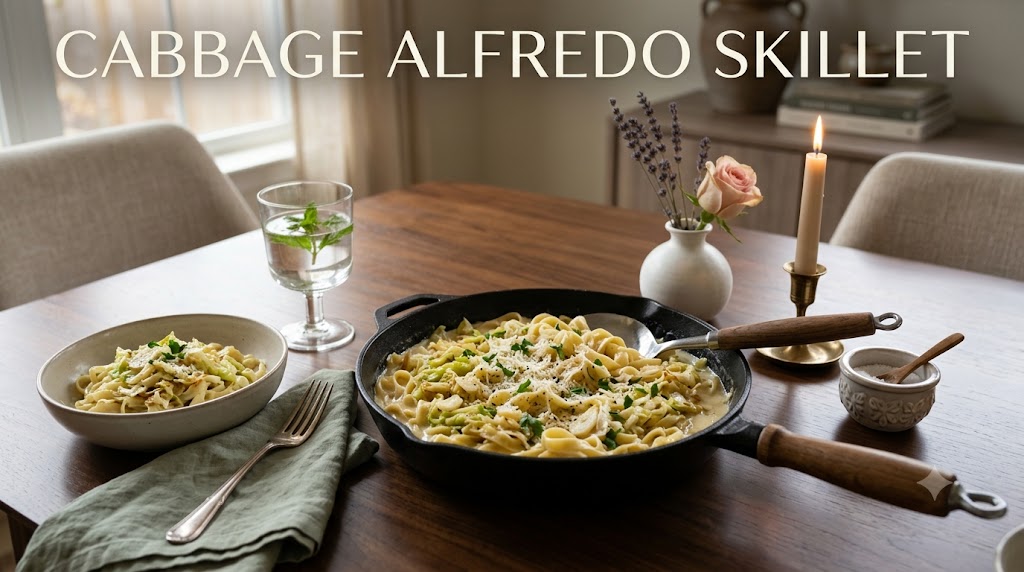 Cabbage Alfredo Skillet