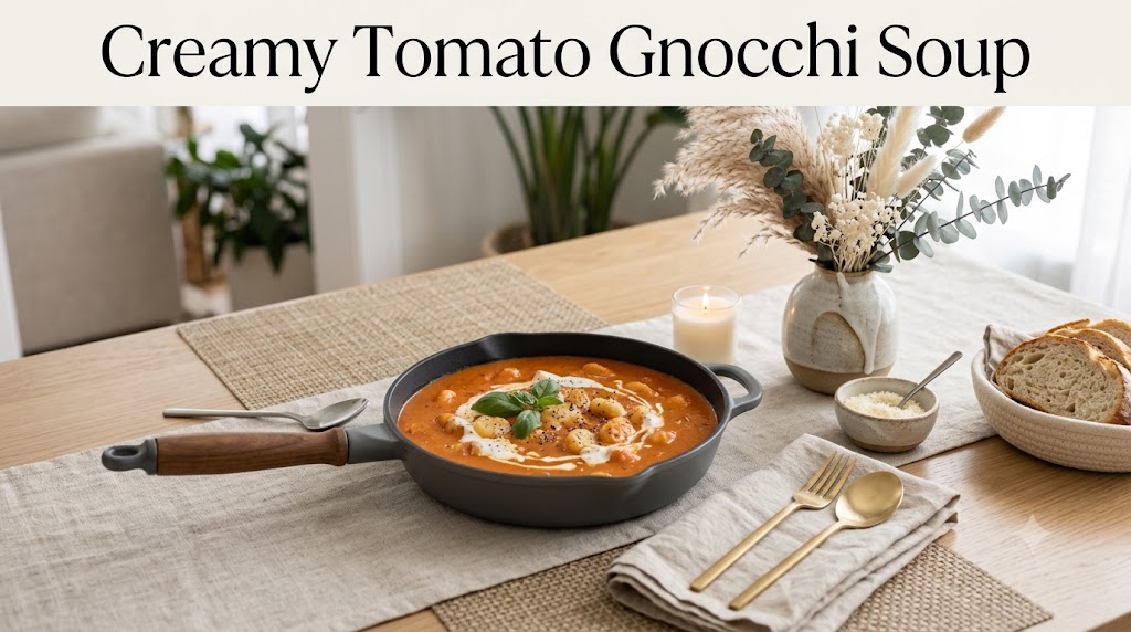 Creamy Tomato Gnocchi Soup