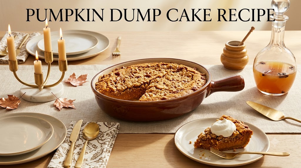 pumpkin dump cake recipe